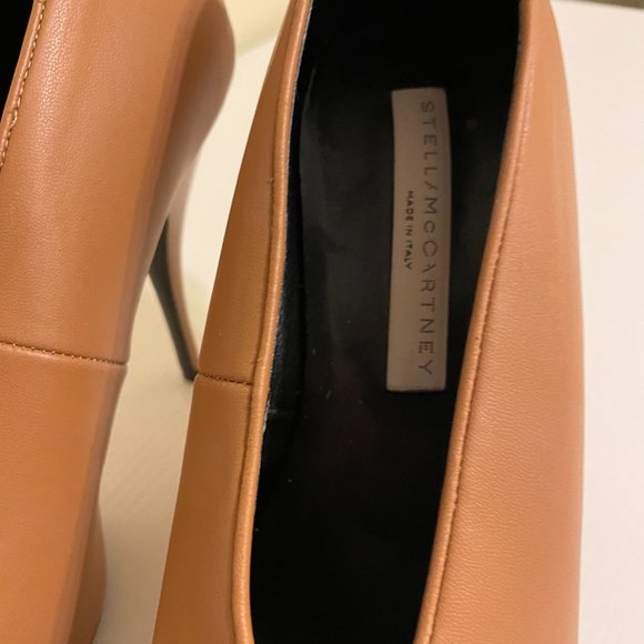 Stella McCartney Tan Narrow Nose Pumps, Excellent Condition - Picture 4 of 5